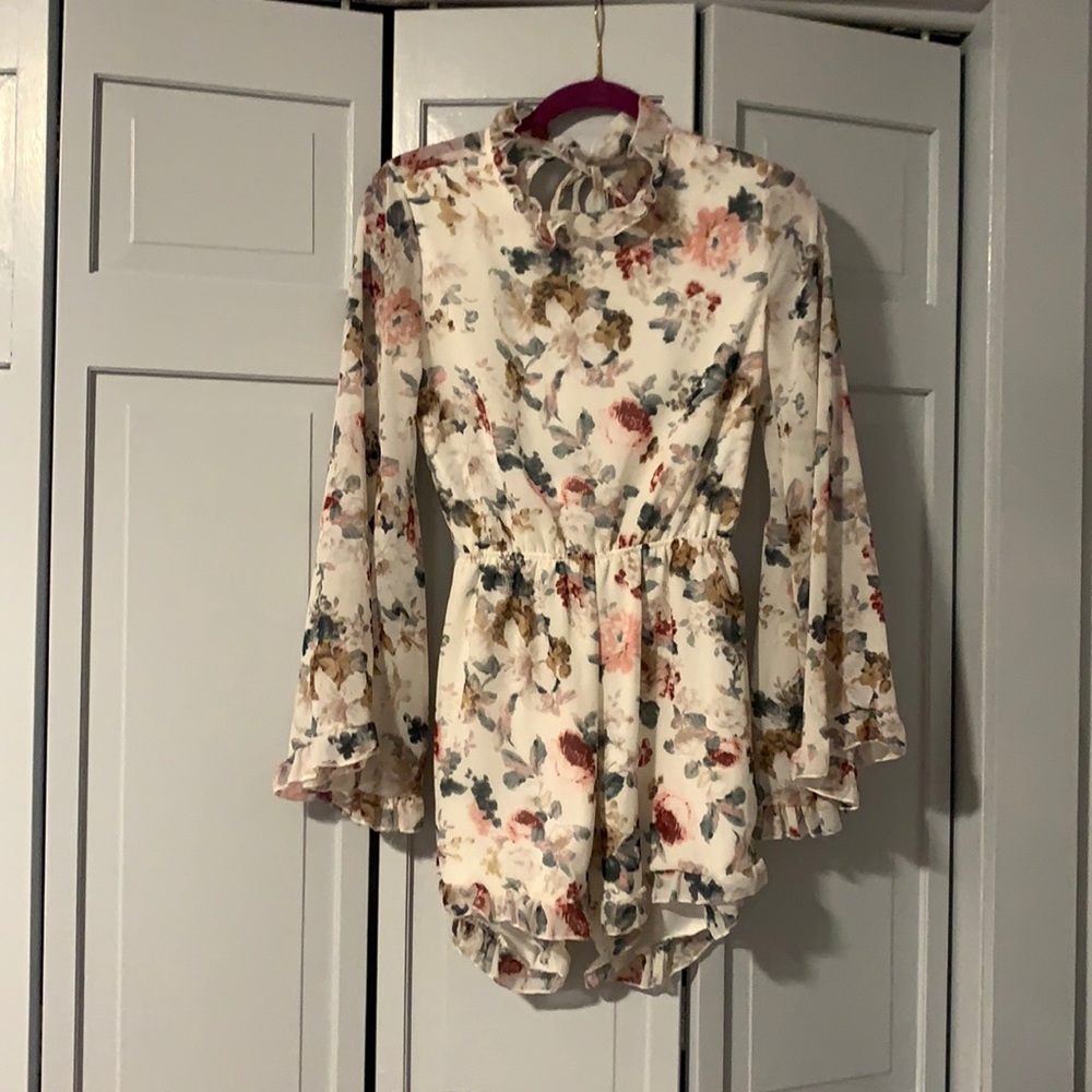 Size small flower romper